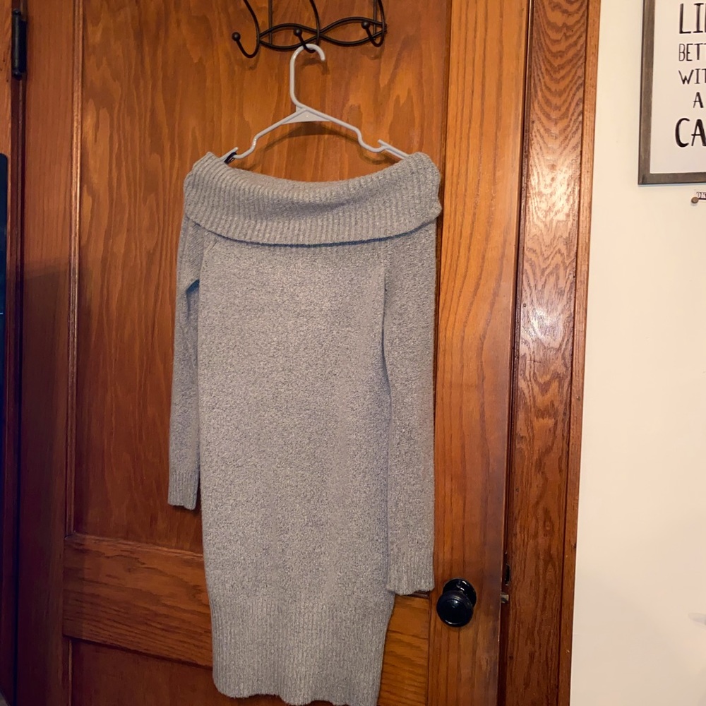 Forever 21 off shoulder sweater dress